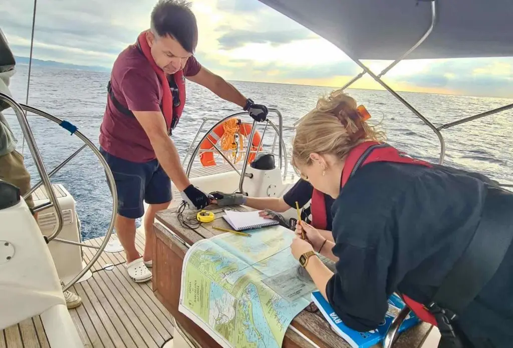 day skipper theory course brighton put into practice